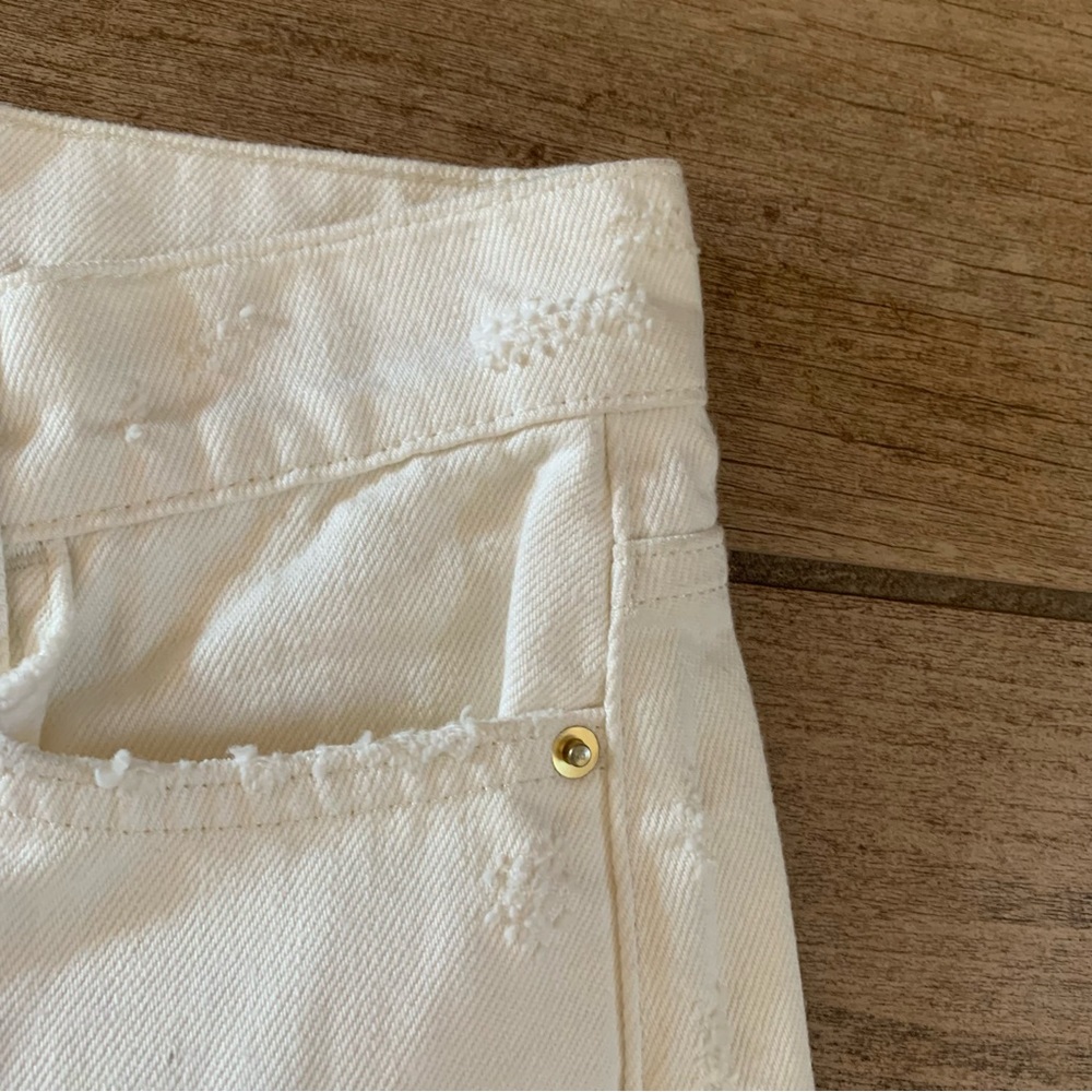 Revolve Frame Le Pixie Sailor Cuff Flare Jeans | … - image 5